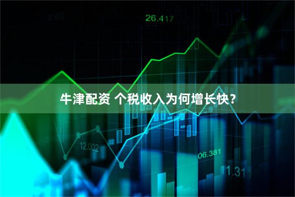 牛津配资 个税收入为何增长快?